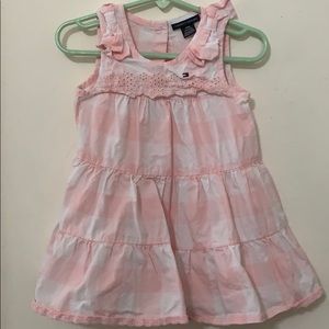 Beautiful pink and white dress